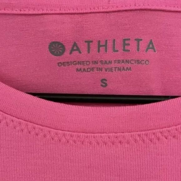 Athleta Neon Pink Essence Side Slit Tank Top - Picture 5 of 8